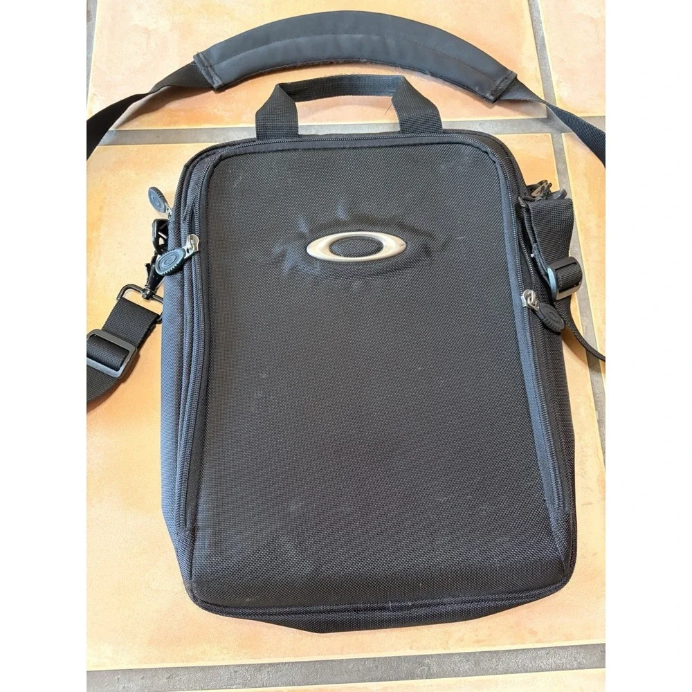 Vintage Oakley Software Bag Black Tactical Utility Messenger